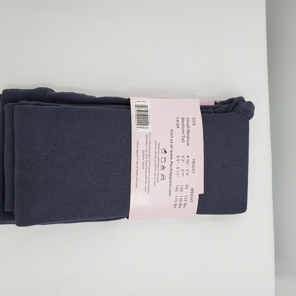 NWT Plush brand charcoal grey fleece line tights L - Picture 7 of 7